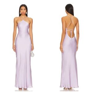 Line & Dot Kira Maxi Dress in Lilac Size M